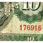 10 Forint Bankjegy 1962 F - 01-es HÁTLAP - !!!