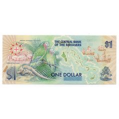   Bahama-szigetek 1 Dollár Bankjegy 1992 P50a Kolumbusz Kristóf