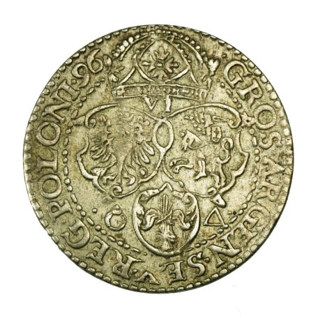 Lengyelország III. Zsigmond VI. Garas 1596 Malbork