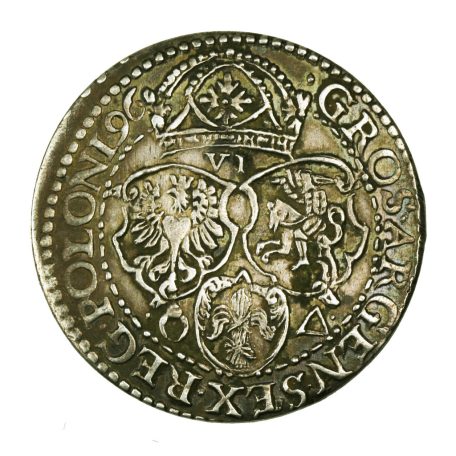 Lengyelország III. Zsigmond VI. Garas 1596 Malbork