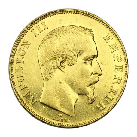 III. Napóleon 50 Frank 1858 A