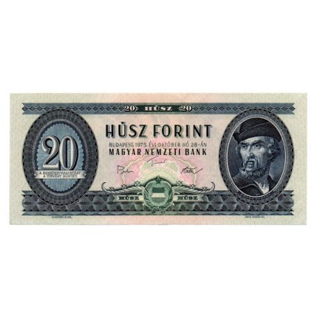 20 Forint Bankjegy 1975 EF