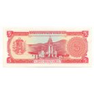 Venezuela 5 Bolivár Bankjegy 1989 P70b UNC 8 számjegyű sorszám