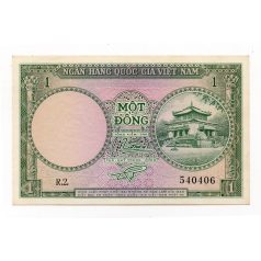 Dél-Vietnam 1 Dong Bankjegy 1956 P1a