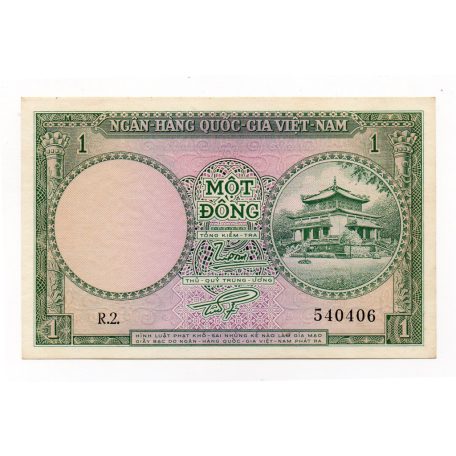 Dél-Vietnam 1 Dong Bankjegy 1956 P1a