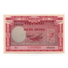 Dél-Vietnam 10 Dong Bankjegy 1955 P3a