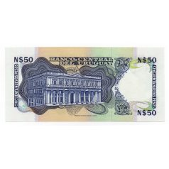 Uruguay 50 Peso Bankjegy 1989 P61A UNC G sorozat