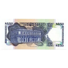 Uruguay 50 Peso Bankjegy 1988 P61A aUNC-UNC F sorozat