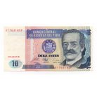 Peru 10 Intis Bankjegy 1987 P129a UNC