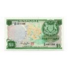 Szingapúr 5 Dollár Bankjegy 1973 P2d