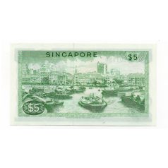Szingapúr 5 Dollár Bankjegy 1973 P2d