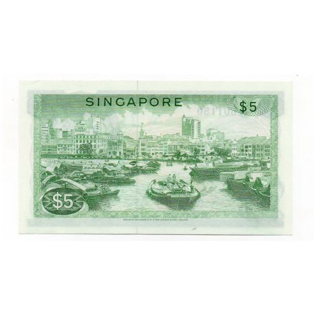 Szingapúr 5 Dollár Bankjegy 1973 P2d