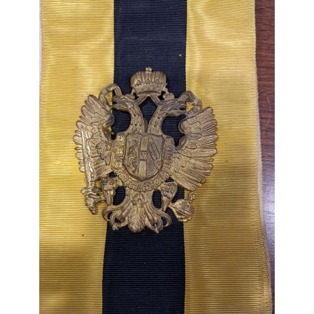 OMM Osztrák Tiszti Szolgálati Vállszalag XIX. század vége