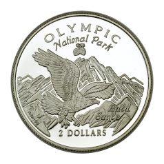 Cook-szigetek 2 Dollár 1996 Bald Eagle 10g Ag500