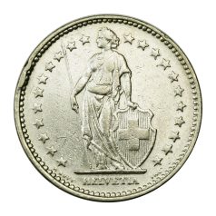 Scájc 2 Frank 1920 B 9,9g Ag835