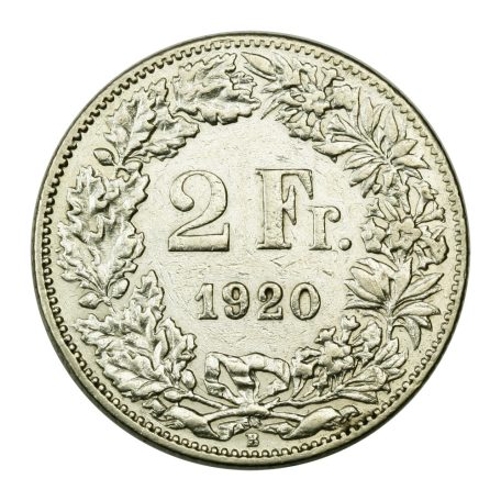 Scájc 2 Frank 1920 B 9,9g Ag835