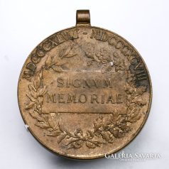   Ferenc József Jubileumi Emlékérem 1898 Signum Memoriae NMK 249