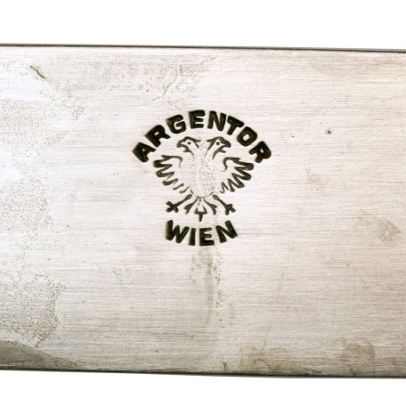 Argentor Werke ezüstözött evőeszköz készlet Bécs 1910-es évek