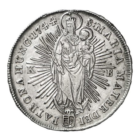 Mária Terézia 1/2 Tallér 1744 K-B
