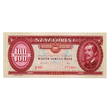 100 Forint Bankjegy 1989 aEF