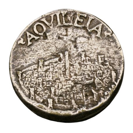 Olasz reneszánsz érem Attila a hunok királya 16-17. század H4