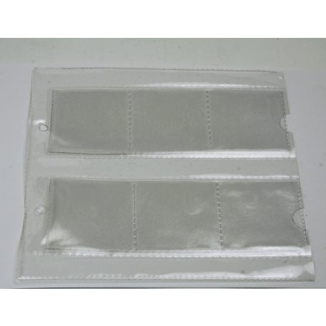 Érmetároló album fekete színben esztétikai hibás