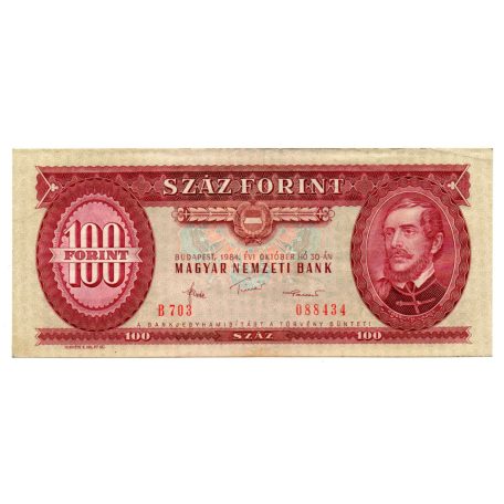 100 Forint Bankjegy 1984 VF