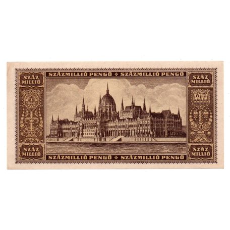 100 Millió Pengő Bankjegy 1946 EF