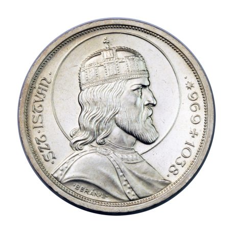 Szent István ezüst 5 Pengő 1938 UNC