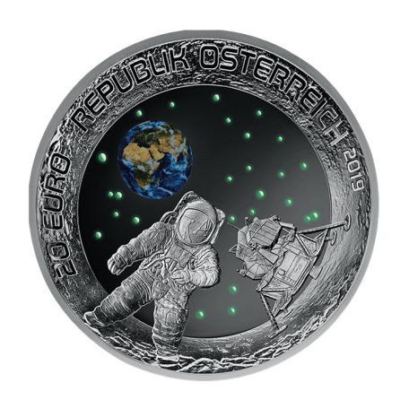 Ausztria 20 Euro 2019 PP holdraszállás