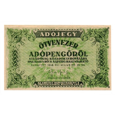 50000 Adópengő 1946 P50B EF