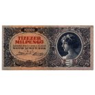 10000 Milpengő Bankjegy 1946 alacsonyabb sorszám 003506