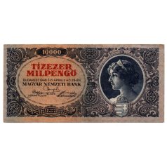 10000 Milpengő Bankjegy 1946 alacsonyabb sorszám 003506