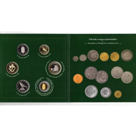 Magyarország Pénzérméi Forgalmi sor 2012 PP Feliratok a magyar pénzérméken