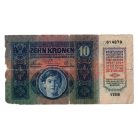 10 Korona Bankjegy 1915 G
