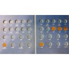 Svéd érme gyűjtői album 1 Öre 1874-1907 benne 5db érme