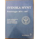 Svéd érme gyűjtői album 5 Öre 1874-1907 benne 4db érme
