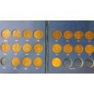 Svéd érme gyűjtői album 5 Öre 1952-1971 benne 20db érme