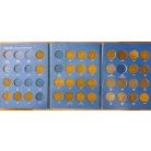 Svéd érme gyűjtői album 5 Öre 1909-1950 benne 35db érme