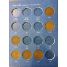 Svéd érme gyűjtői album 5 Öre 1909-1950 benne 35db érme