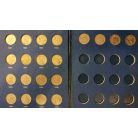 Svéd érme gyűjtői album 50 Öre 1952-1973 benne 20db érme