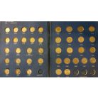 Svéd érme gyűjtői album 10 és 25 Öre 1952-1970 benne 40db érme