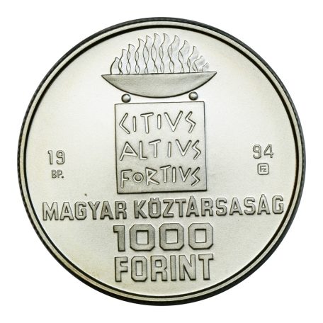 Nyári Olimpia Atlanta ezüst 1000 Forint 1994 BU