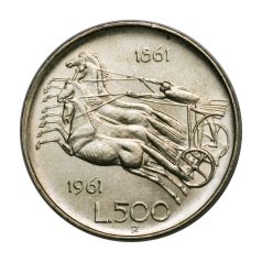 Olaszország 500 Líra 1961 R aUNC 11g Ag835
