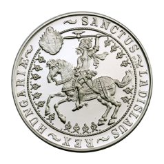   V Magyar Királyság Szent László 5 Pengő 1929 ezüst utánveret