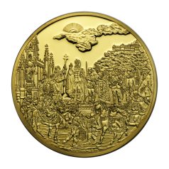   Magyar Aranyóriások Ferenc József Koronázási emlékérem 1892 UV