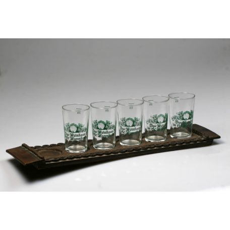 Pohárkészlet tálcával