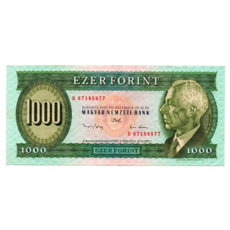 1000 Forint Bankjegy 1993 D sorozat gVF