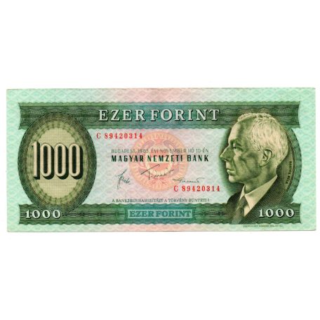 1000 Forint Bankjegy 1983 November C sorozat VF