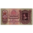 100 Pengő Bankjegy 1930 hamis sarló kalapács felülbélyegzés 